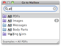 Mailbox chooser